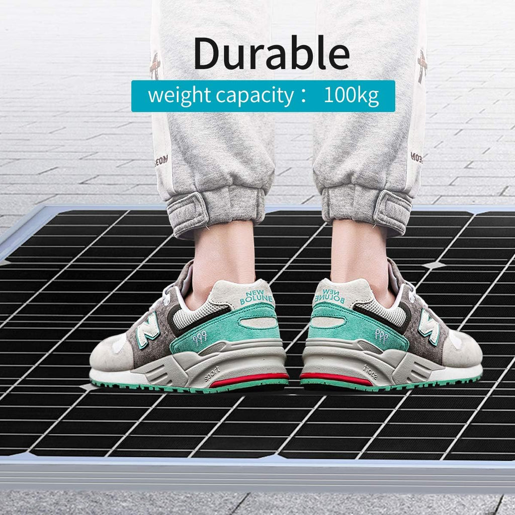 1000W 24V Wind Solar Kit for RV Boat Cabin Home: 6 * 100W Glass Solar Panels + 400W Wind Turbine Generator + Solar/Wind Charge Controller +1KW Inverter +Accessories