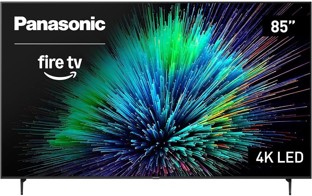 Panasonic TV-85W70BP W70 Series 85 inch LED 4K Ultra HD Smart Fire TV Bundle with 2X HDMI 2.0 Cable, TV Wall Mount, 6-Outlet Surge Adapter, Theater Essentials and Exclusive 26 Month Protection Pack