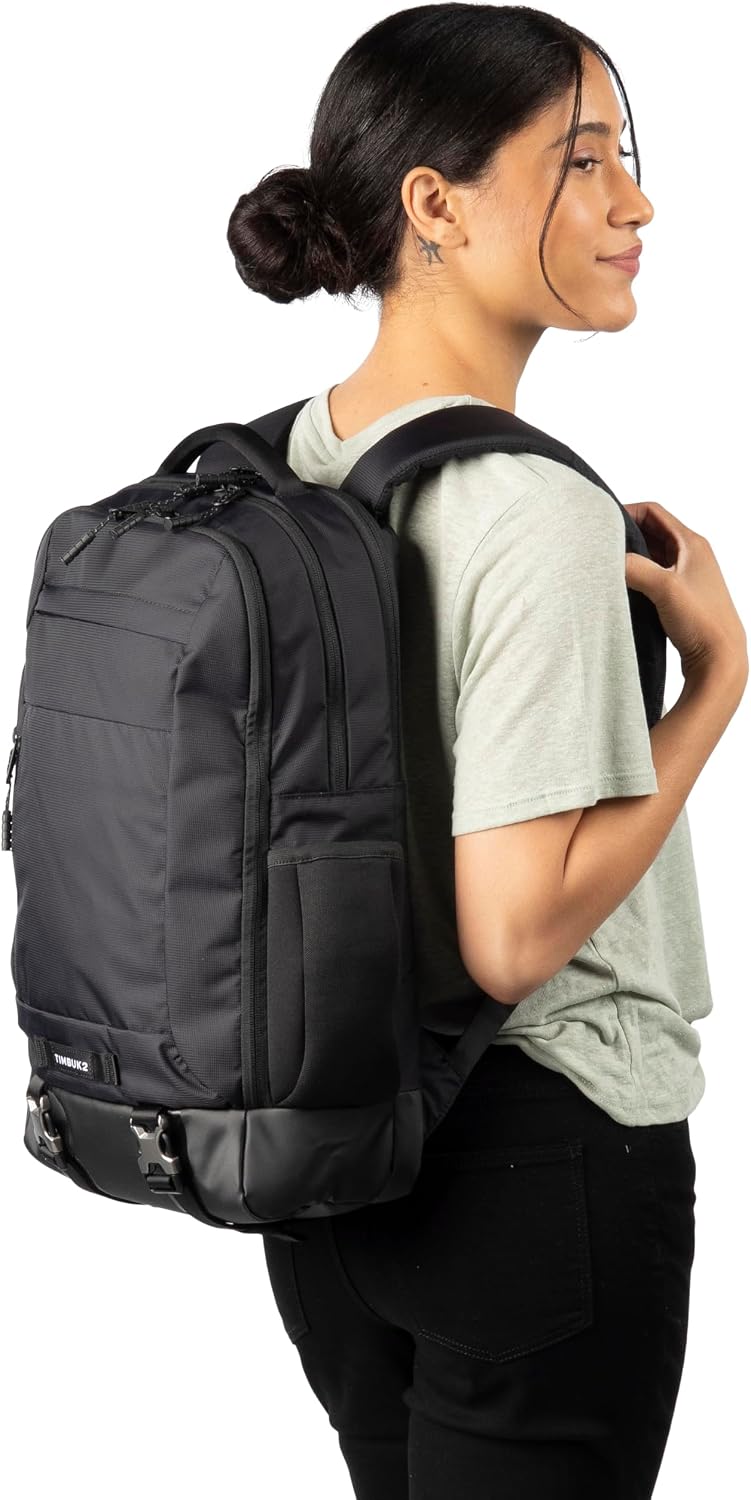 Timbuk2 Authority Laptop Backpack Deluxe, Eco Black Deluxe