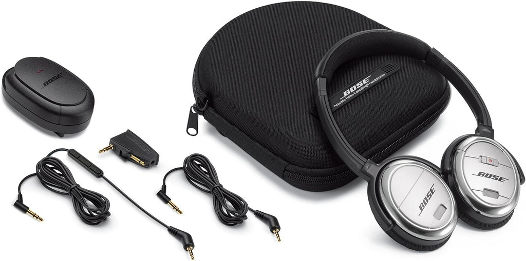 Bose QuietComfort 3 Acoustic Noise Cancelling Headphones, Black (Renewed)