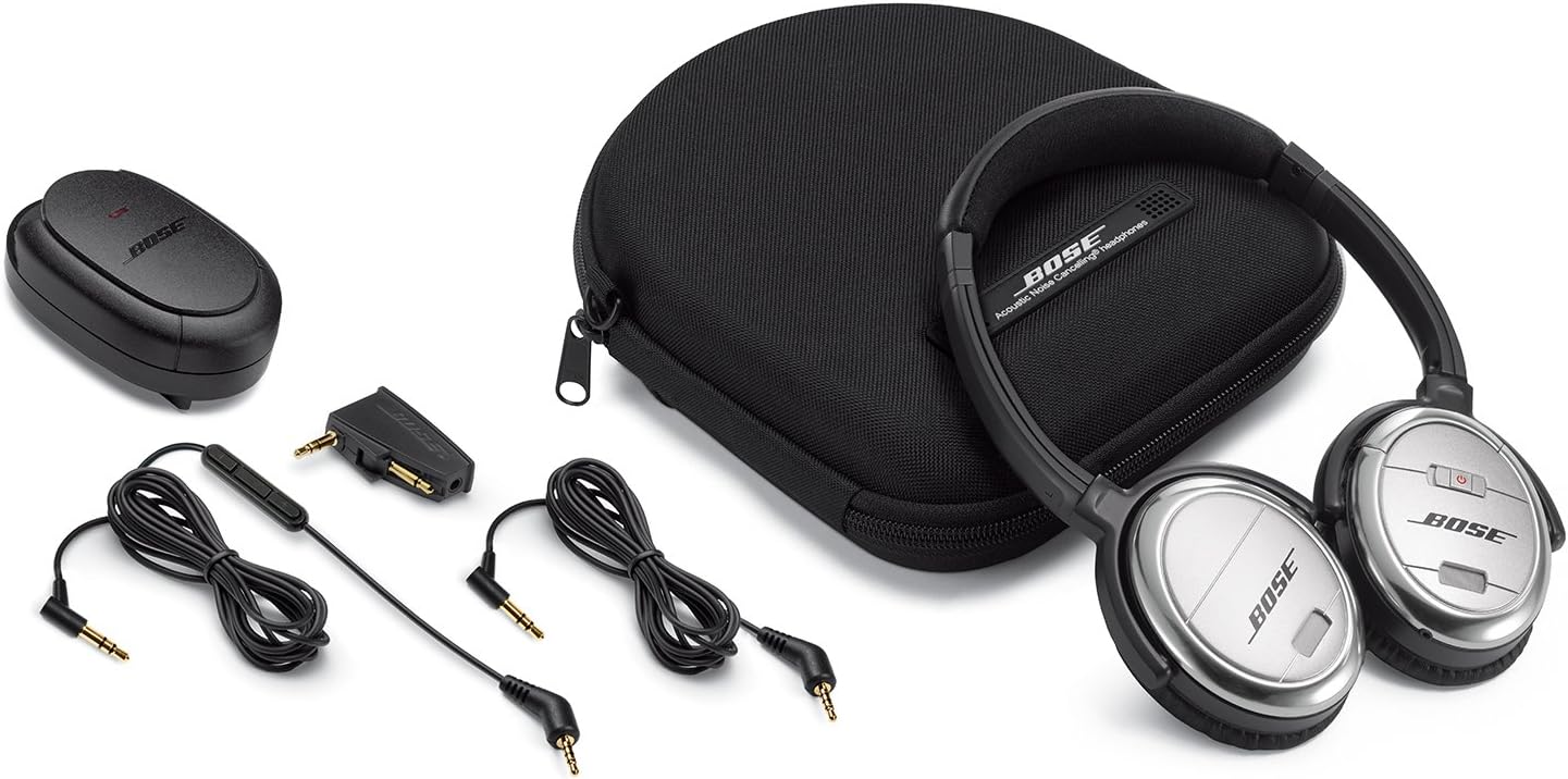Bose QuietComfort 3 Acoustic Noise Cancelling Headphones, Black (Renewed)