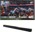 SYLVOX 65' Outdoor TV + S2 Soundbar Bundle, 4K HDR Waterproof Smart TV (Deck Pro 3.0) with 60W Outdoor Soundbar, Bluetooth, 1000 Nits, Voice Remote, for Patio & Backyard