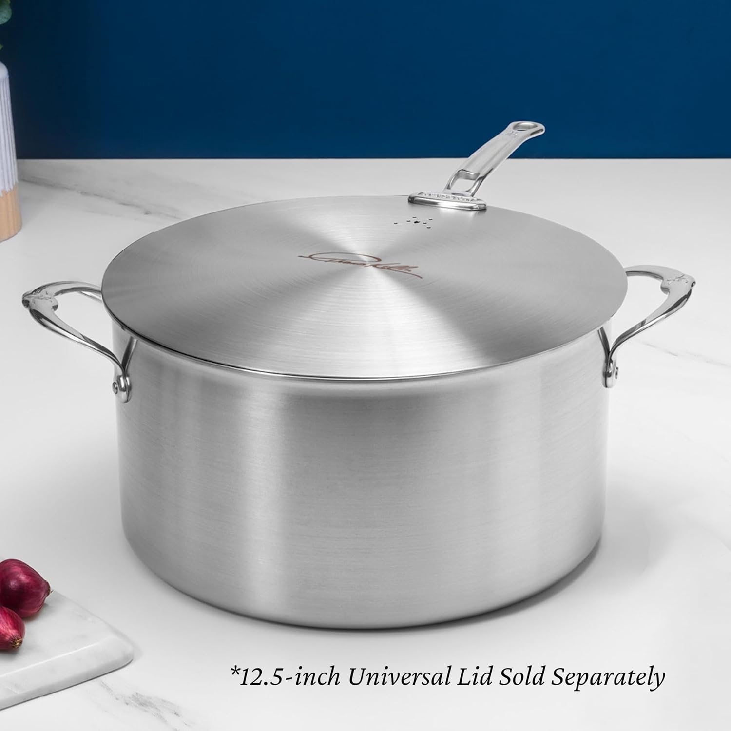 Thomas Keller Insignia by Hestan - Stainless Steel 12 Quart Stock Pot, Induction Cooktop Compatible