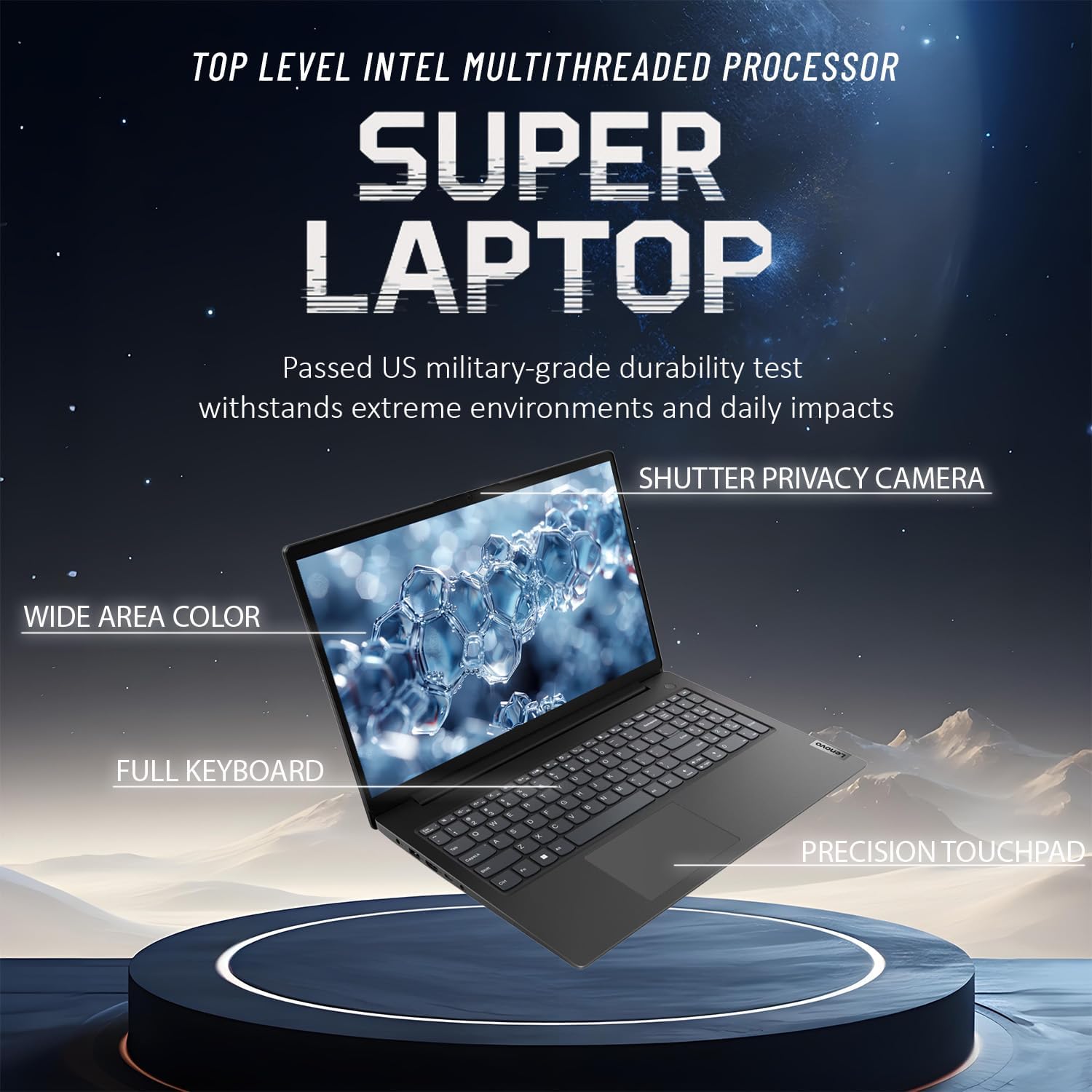Lenovo 2026 Latest Business and Student Laptop, Ryzen 3 7320U(Outperforms Intel i7-1065G7), 16GB DDR5, 1TB PCIE, 15.6' FHD IPS Display, Wi-Fi 6, Bluetooth 5.3, Long Battery Life, Windows 11 Pro