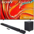 Sony K65XR70 65 Inch 4K Bravia LCD Mini LED Full Array HDR Google TV with a JBL BAR-1300X 11.1.4ch Soundbar and Subwoofer with Surround Speakers (2024)