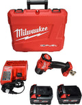 Milwaukee M18 18V Fuel 3/8' Mid-Torque Impact Wrench Kit Cordless Lithium-Ion Brushless 2960-22 with (2) 5Ah XC Batteries, Charger & Carrying Tool Case