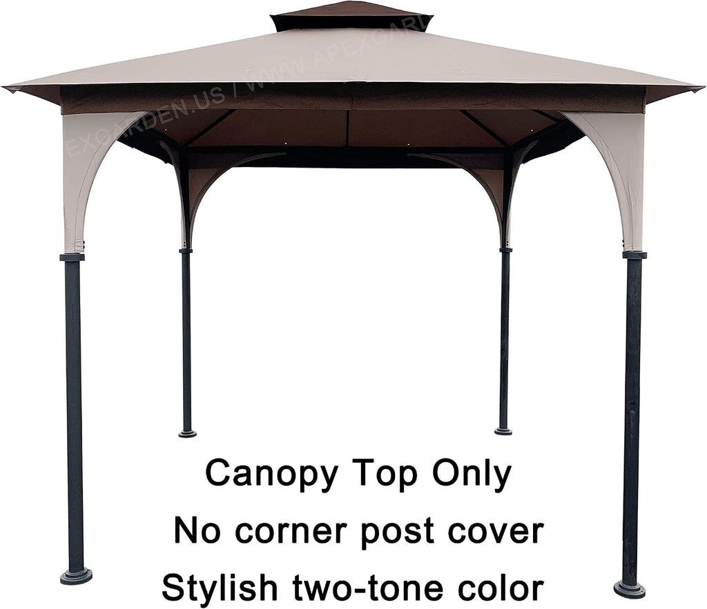 APEX GARDEN Replacement Canopy Top for 8' x 8' Gazebo #L-GZ375PST, L-GZ375PST-3