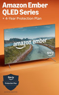 Amazon Ember 65' QLED Series with Fire TV (newest model) with 4-Year Protection Plan