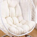 HUHJYUGE Hanging Basket Seat Cushion, Hanging Egg Chair Cushions, Hammock Chair Cushions, Thick Nest Back Pillow, Not-Slip, Washable, for Outdoor Patio Garden Swing Chair Cushion Seat Pads
