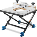 Rockler Convertible Benchtop Router Table – Convertible Routers for Woodworking Fits Most Routers – Unique Base Design Router Table – Benchtop Wood Router Includes 4 Modes in 1 Table