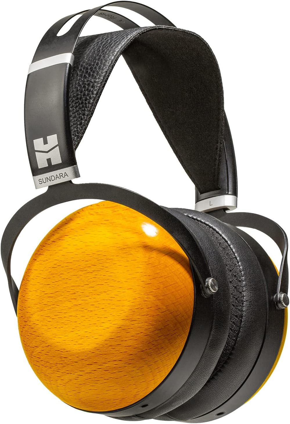 HIFIMAN SUNDARA Closed-Back Over-Ear Planar Magnetic Wired Hi-Fi Headphones with Stealth Magnet Design, Detachable Cable, Wood Ear Cups for Home, Studio, Recording