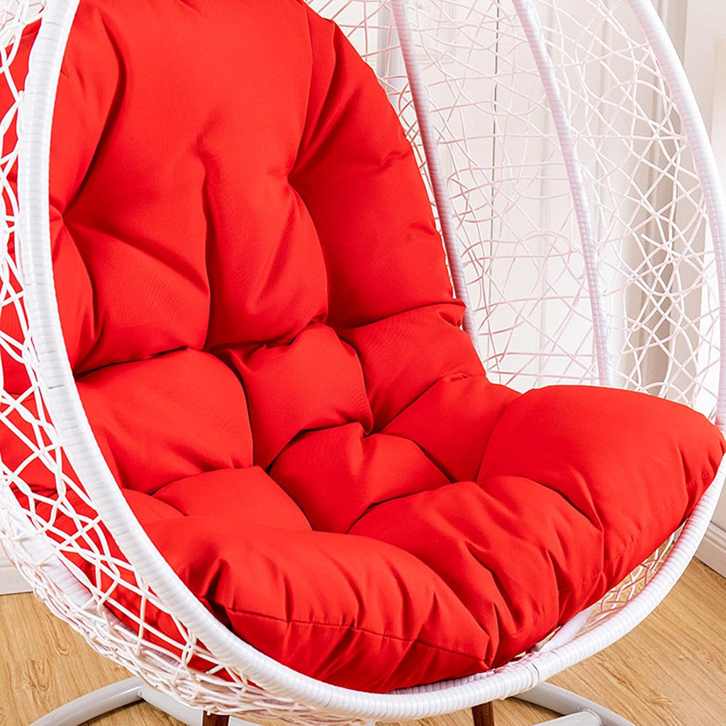 HUHJYUGE Hanging Basket Seat Cushion, Hanging Egg Chair Cushions, Hammock Chair Cushions, Thick Nest Back Pillow, Not-Slip, Washable, for Outdoor Patio Garden Swing Chair Cushion Seat Pads