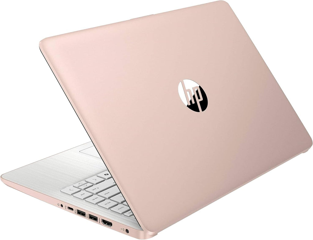 HP Stream 14' HD Laptop, Intel Processor N150, 4GB RAM, 128GB UFS, Intel Graphics, Webcam, Wi-Fi 6, Long Battery Life, Copilot, Windows 11 S, Gold (Renewed)