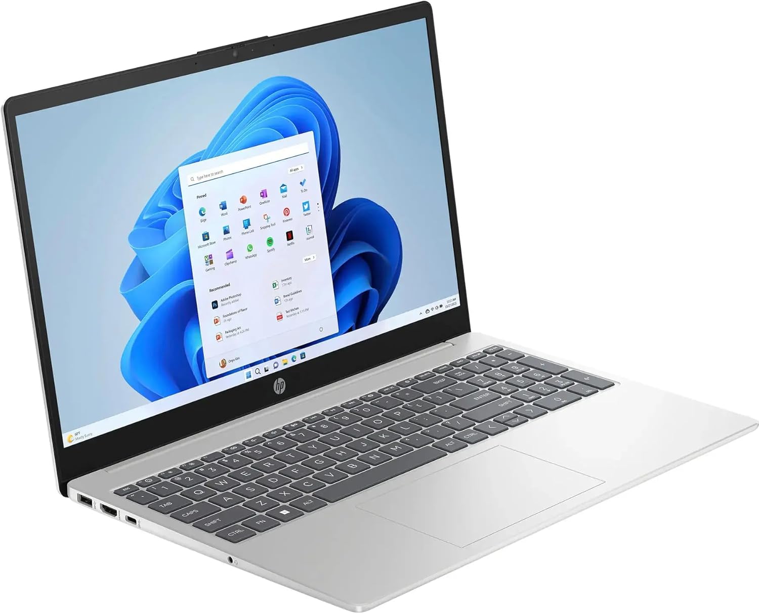 HP 15-fd000 15.6' WXGA HD (1366x768) Touchscreen Laptop 2025 New | Intel i3-1315U 6-Core | Intel UHD Graphics | Wi-Fi 6 | 16GB DDR4 1TB SSD | Win10 Home