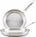 Thomas Keller Insignia by Hestan - Stainless Steel Frying Pan Set, Induction Cooktop Compatible, 11'' & 12.5''
