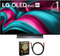 LG OLED48C5PUA 48 Inch Class C5 Series OLED evo 4K UHD Smart webOS TV 2025 (Renewed) Bundle with Deco Gear 6FT HDMI 2.0 Cable and CPS Exclusive 26 Month Protection Pack (BEACH-CPS-26M1500)