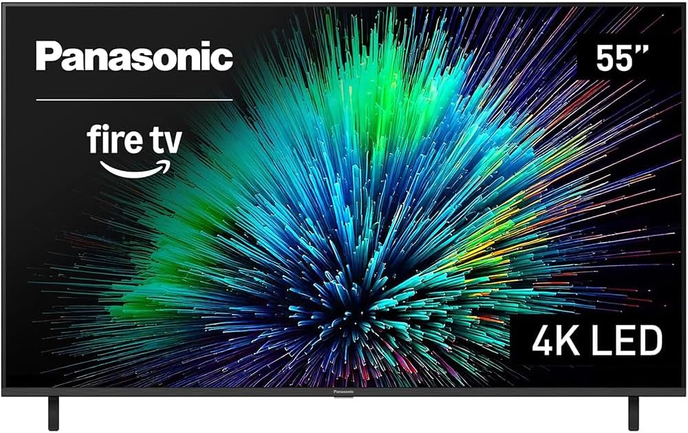 Panasonic TV-55W70BP W70 Series 55 inch LED 4K Ultra HD Smart Fire TV Bundle with 2X HDMI 2.0 Cable, TV Wall Mount, 6-Outlet Surge Adapter, Theater Essentials and Exclusive 26 Month Protection Pack