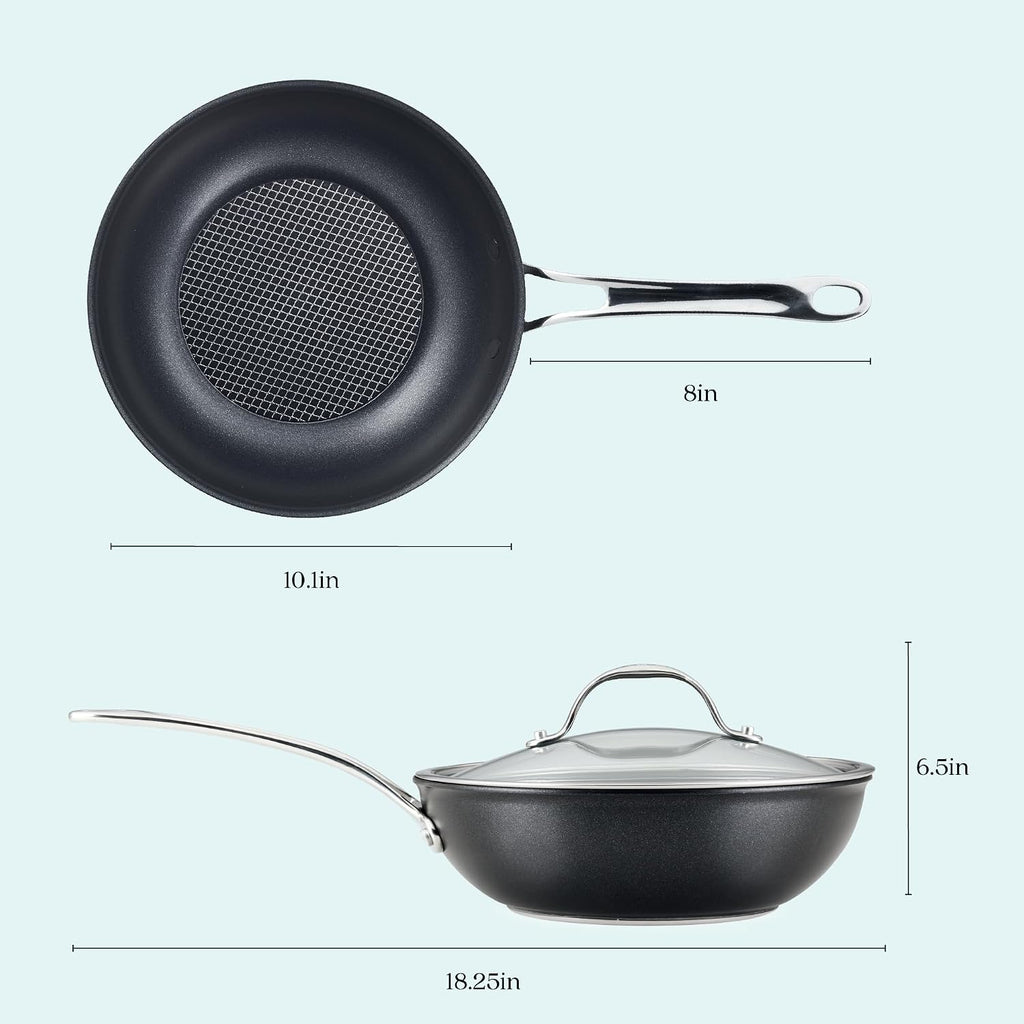 Anolon X - SearTech Non-Stick Frying Pan, Induction Compatible (24 cm)