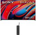 Sony K65XR90 65 Inch XR90 Series Bravia Mini LED HDR QLED 4K Google TV with an AudioQuest G8 8-Outlet USB-A/USB-C AC Power Surge Protector (2024)
