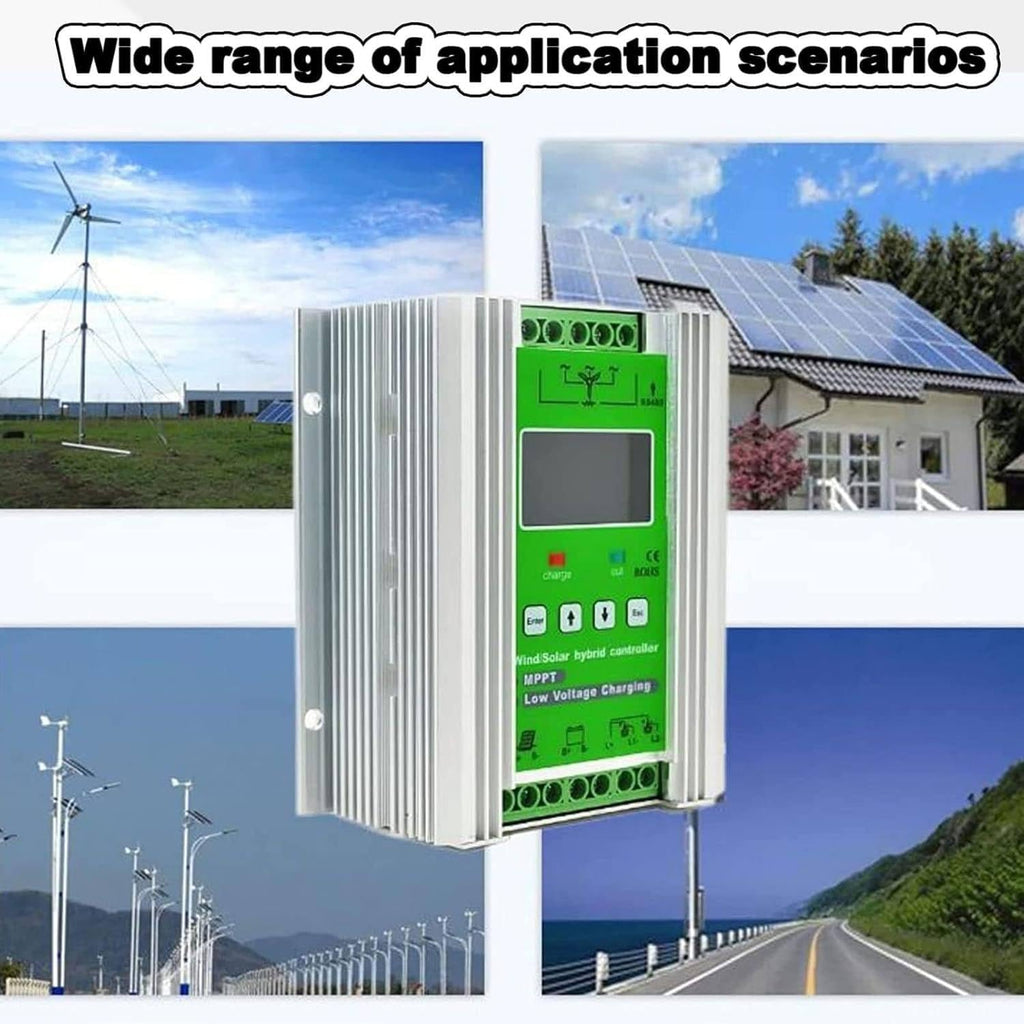 Wind Turbine Solar Hybrid Charge Controller,Solar Charge Controller,Wind Turbine Generator,3000w/5000w/6000w/8000w Solar Panel Auto Regulator 24V-5000W