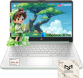 HP 14' Student Business Laptop - Win 11 Pro & 1-Year Office 365 • Intel Quad-Core N150(beats N4120) • HD Anti-glare Display • Wi-Fi 6 • Copilot+ PC • 16G RAM • 128G UFS + 256GB SD Card • w/Accessories
