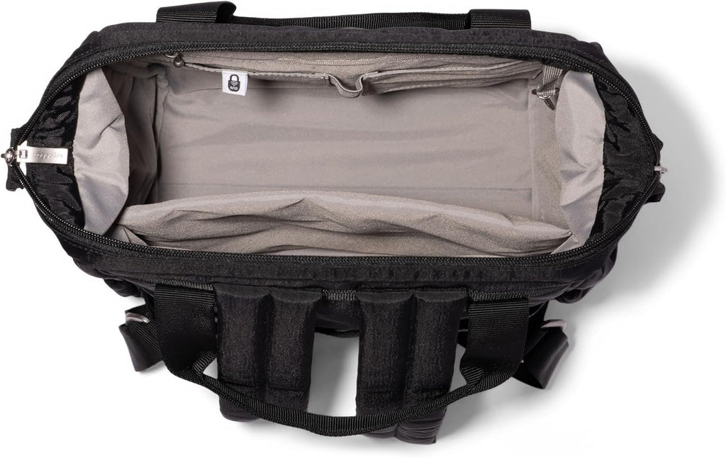 Baggallini City Scape Backpack - 15'x11' Lightweight Work Travel Bag w/Luggage Sleeve & RFID