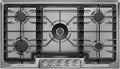 Empava 36' Recessed Gas Stove Cooktop with 5 Italy SABAF Sealed Burner NG/LPG Convertible in Stainless Steel