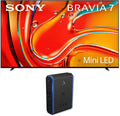 Sony K85XR70 85 Inch 4K Bravia LCD Mini LED Full Array HDR Google TV with an Austere 5S-PS4-US1 4-Outlet Power with Omniport USB (2024)