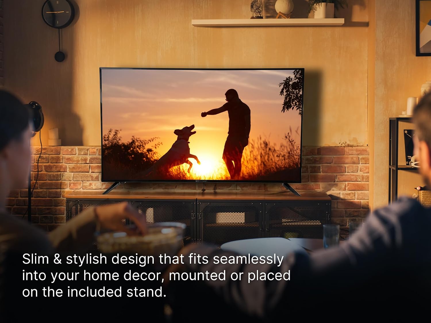 Emerson ETS-5000KA 50' Class 4K UHD Smart TV with Full HDR | Ultra HD 2160p LED Display, Built-in Digital Tuner, HDMI & USB Inputs, Voice Control Compatible, Sleek Design for Home Entertainment