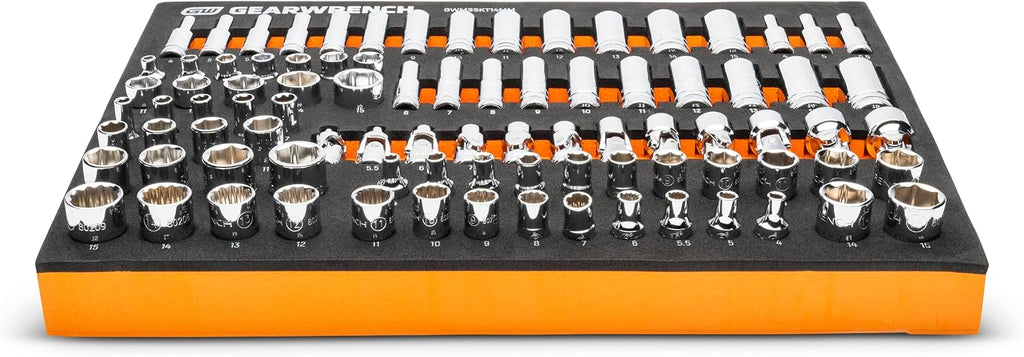 GEARWRENCH 791 Piece Master Mechanics Tool Set in Premium Modular Foam Trays with GSX Mobile Tool Storage | MEGAMODPRO
