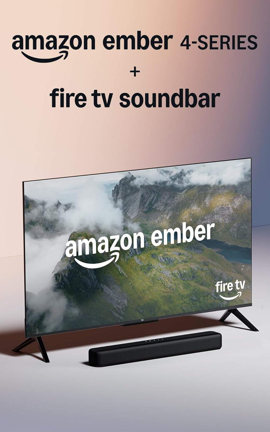 Amazon Ember 50' 4-Series with Fire TV (newest model) with Fire TV Soundbar