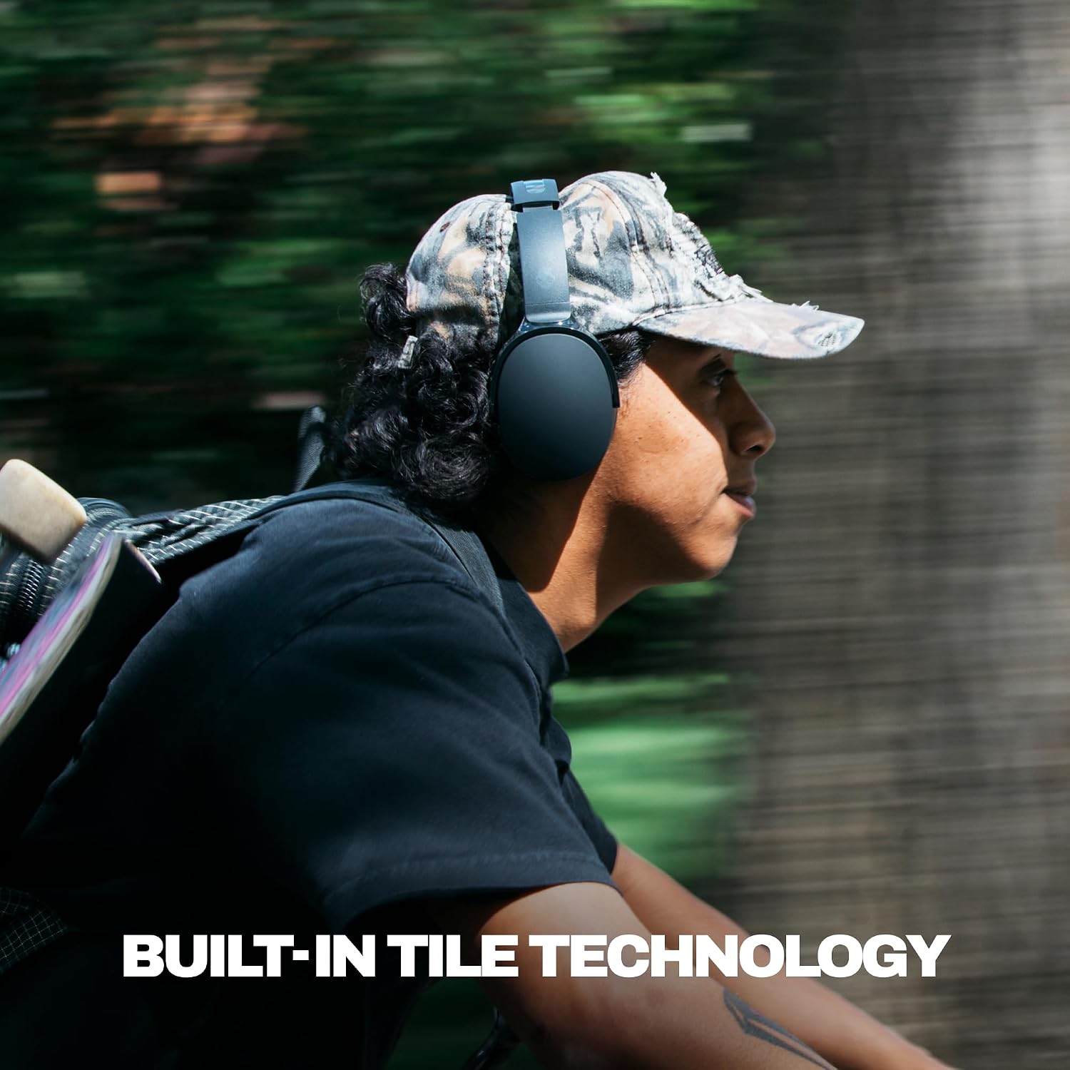 Skullcandy Hesh Evo Wireless Over-Ear Bluetooth Headphones, Noise Isolating, Up to 36 Hours Battery, Foldable Lightweight Design, Microphone for iPhone Android - True Black