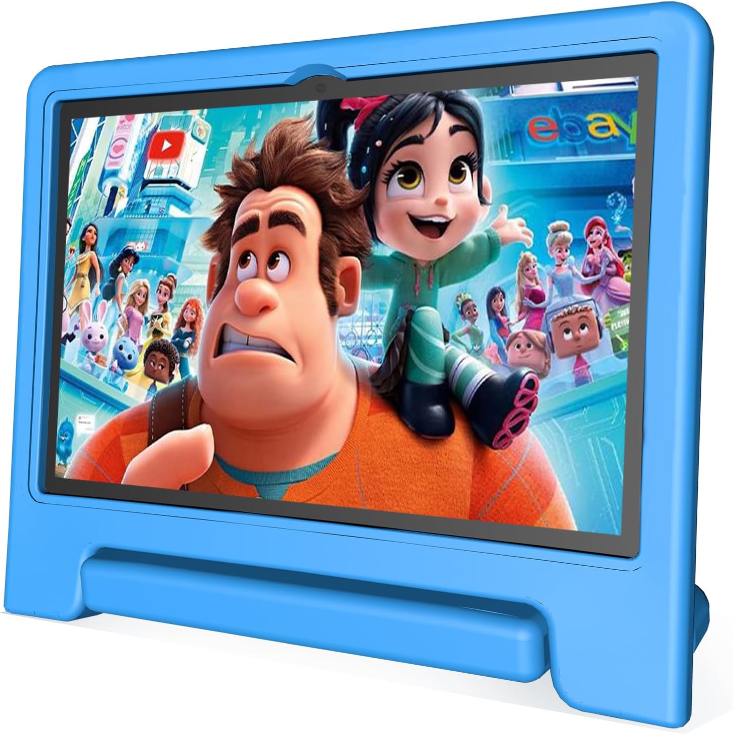 JREN Tablet for Kids｜10 Inch 64GB Android 14｜Octa-core｜64GB｜WiFi ｜Bluetooth｜Parental Control｜Kids Content｜Children Tabletas Blue