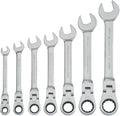 CRAFTSMAN Ratchet Set, 72-Tooth, 180 Degree Flexi Head Design, Solid Chrome Finish (CMMT87009), 7 Count (Pack of 6)