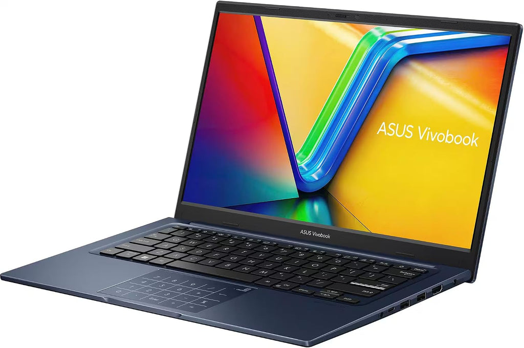 ASUS Vivobook 14' FHD Laptop, Intel Core i3-1315U, 12GB RAM, 512GB PCIe SSD, 8-in-1 HUB & USB Flash Drive, Wi-Fi, HDMI, Webcam, Long Battery Life, Touchpad, Quiet Blue • Windows 11