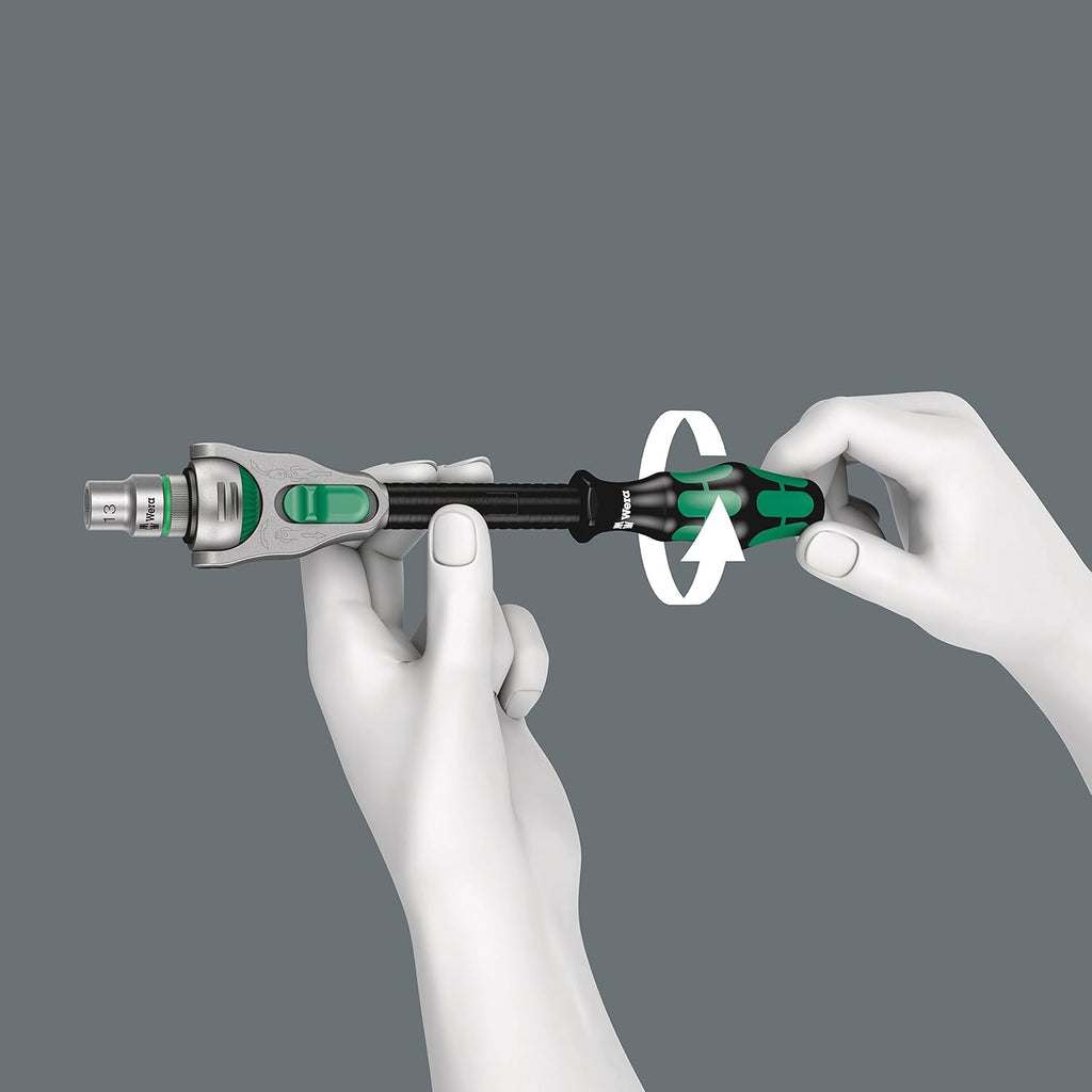 Wera - 5003594001 8100 SB 2 Zyklop 3/8' Metric Ratchet Set ( Piece of 43)