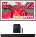 Samsung QN65LS03FWFXZA 65 Inch The Frame Wireless 4K Neo QLED TV with a HW-Q800F Q Series Soundbar 5.1.2 Ch Subwoofer (2025)