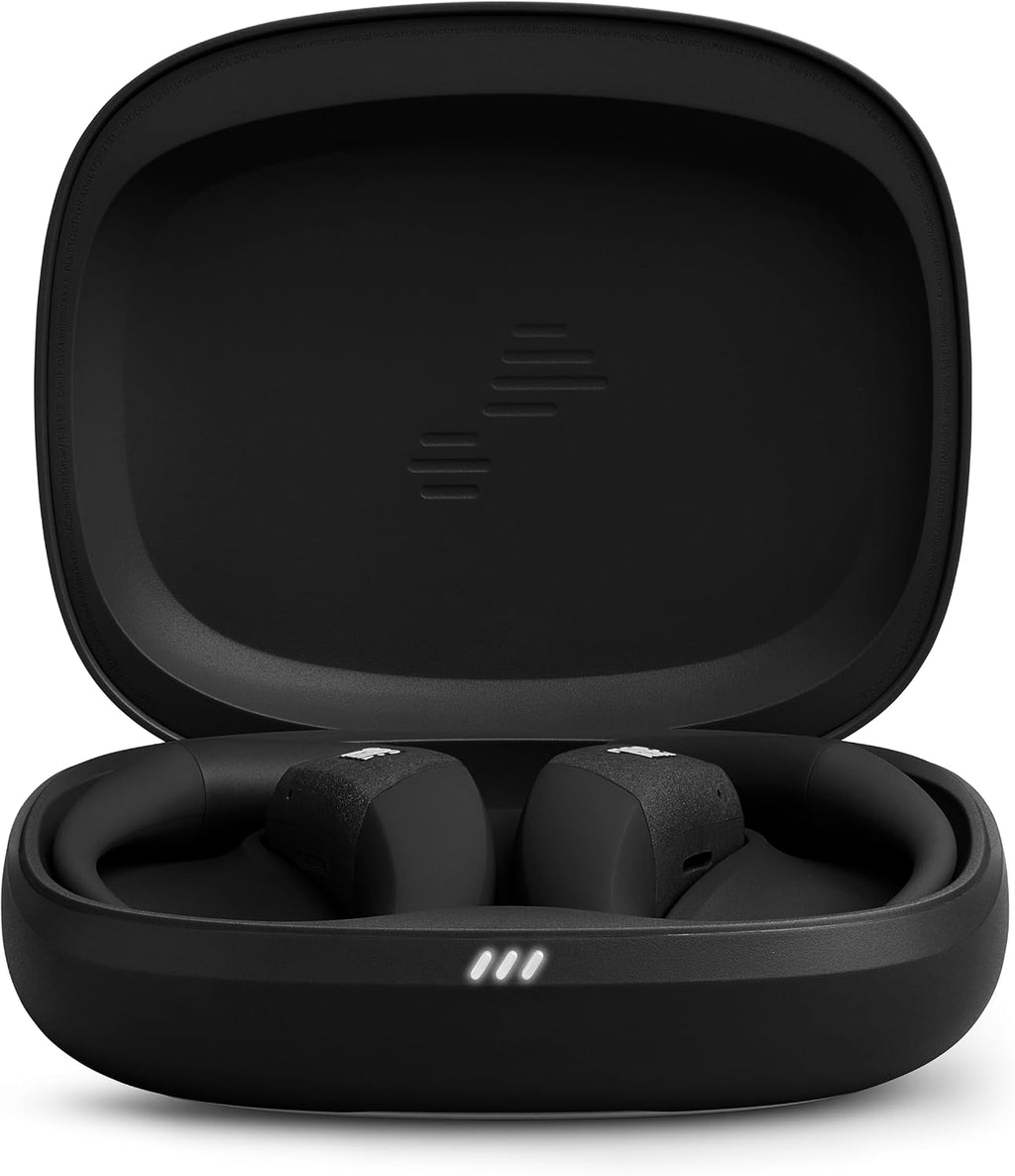 JBL Endurance Zone - True Wireless Open-Ear Sport Headphones with 4 mics for Crisp, Clear Calls, Water & dust Proof (IP68), and Up to 32 Hours of Playtime, Plus Speed Charge (Black/Grey)