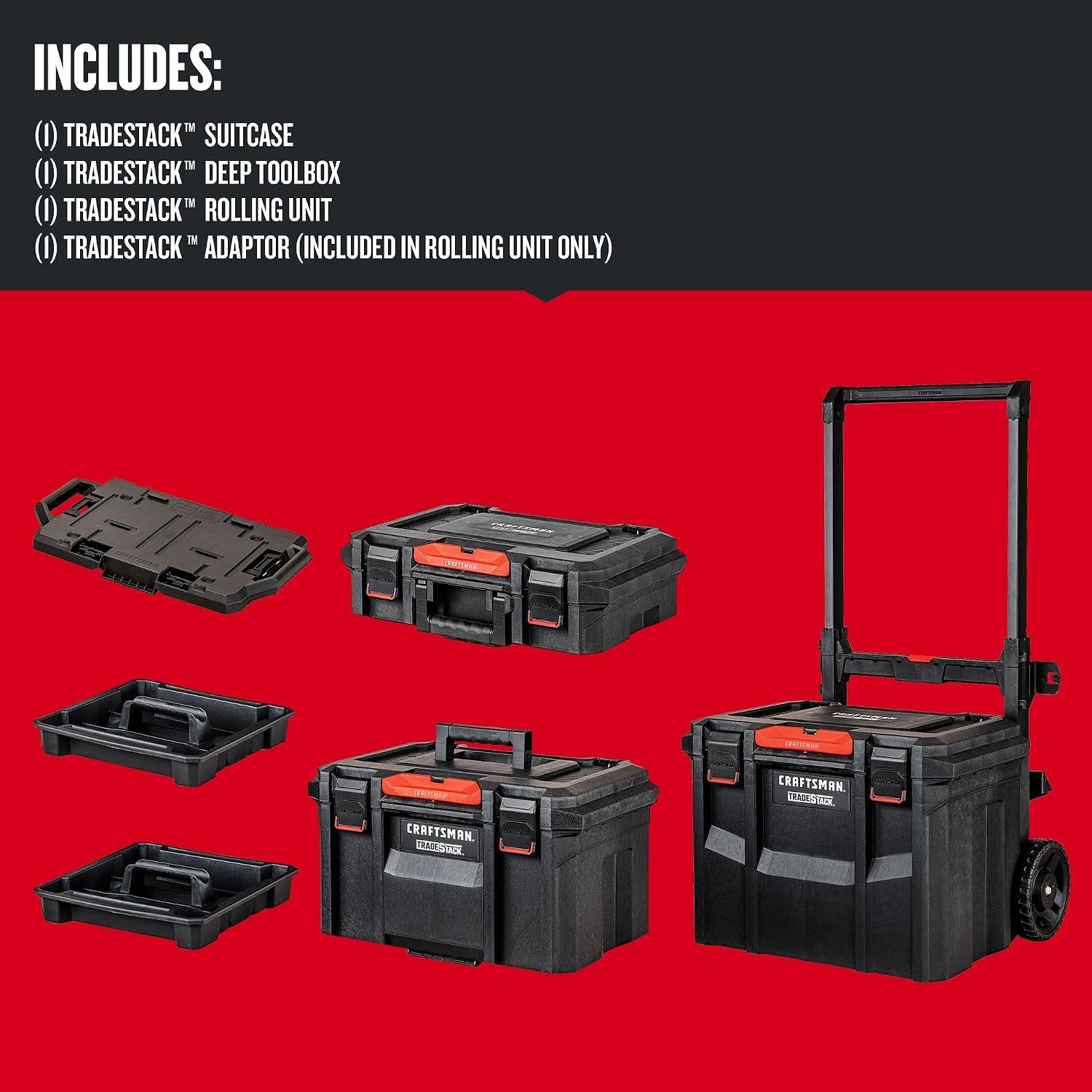CRAFTSMAN TRADESTACK Rolling Tower (CMST60420)