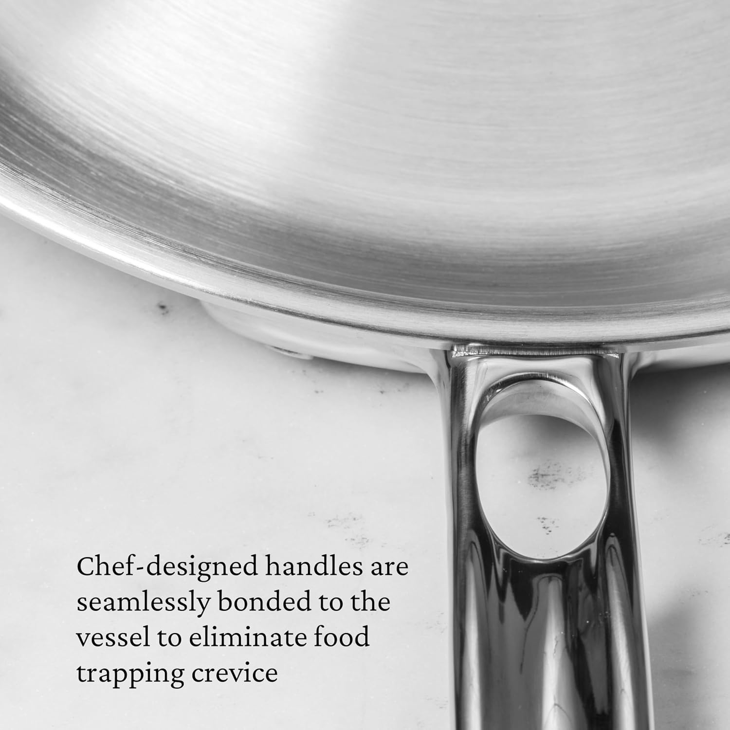 Thomas Keller Insignia by Hestan - Stainless Steel 7 Piece Cookware Set, Induction Cooktop Compatible