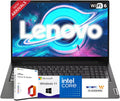 Lenovo New V15 Business Laptop 2025/2026 Edition, 15.6' FHD Display, Intel High-Performance CPU, 16GB RAM, 256GB SSD, Windows 11 with Microsoft Office, Ultra-Quiet Design, Long Battery Life, WOWPC