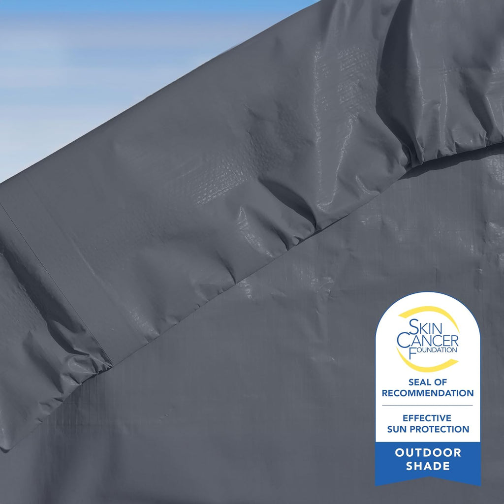 ShelterLogic 74332 Grey 12'x24'x10' Round Style Shelter