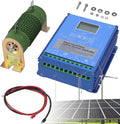 Wind Solar Hybrid Charge Controller Wind Solar Hybrid System MPPT Charge Controller with Dump Load Wind Turbine Generator Solar Panel 12V/24V/48V Auto Regulator,4000W-24V