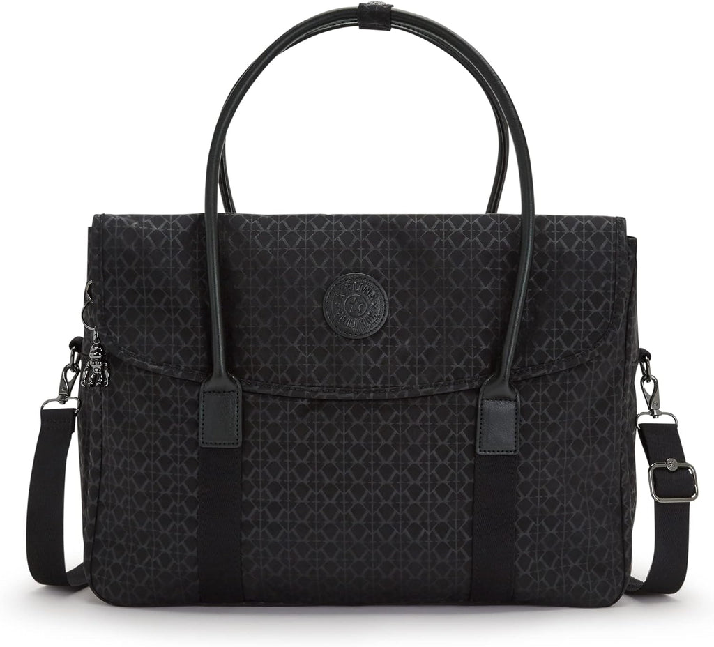 Kipling Women's Superworker Laptop Tote Bag, Lightweight Commuter Tote, Nylon Tote Bag