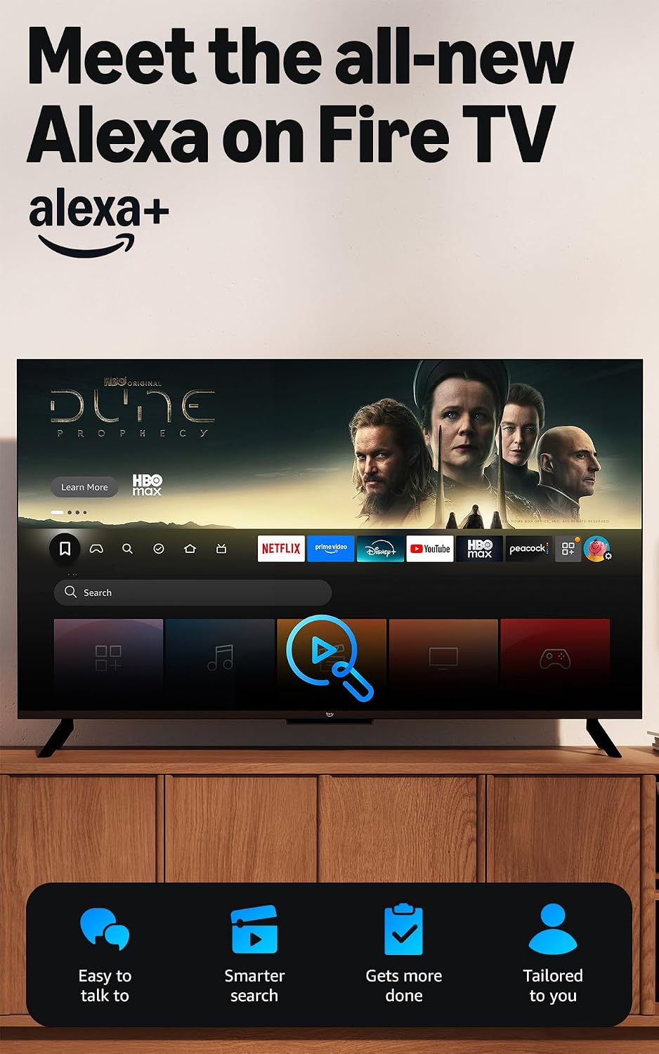 Amazon Ember 65' QLED Series with Fire TV (newest model) with Fire TV Soundbar Plus