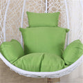 Egg Chair Cushion, Soft and Comfortable Hanging Basket Chair Cushion, Outdoor Recreation Egg Swing Chair Cushion(Green)
