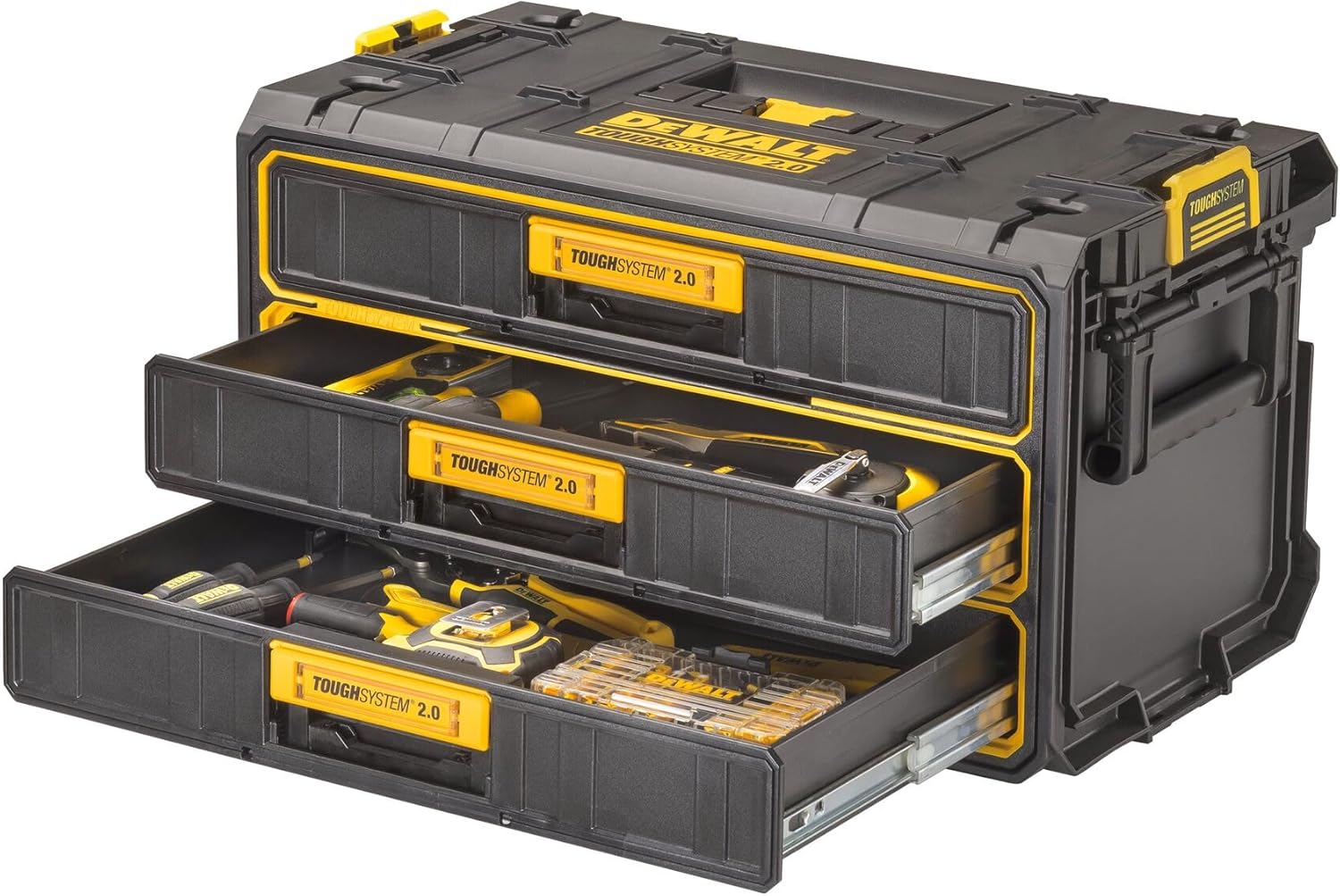 DEWALT TOUGHSYSTEM 2.0 Tool Organizer and Storage 3 Drawer Unit (DWST08330)