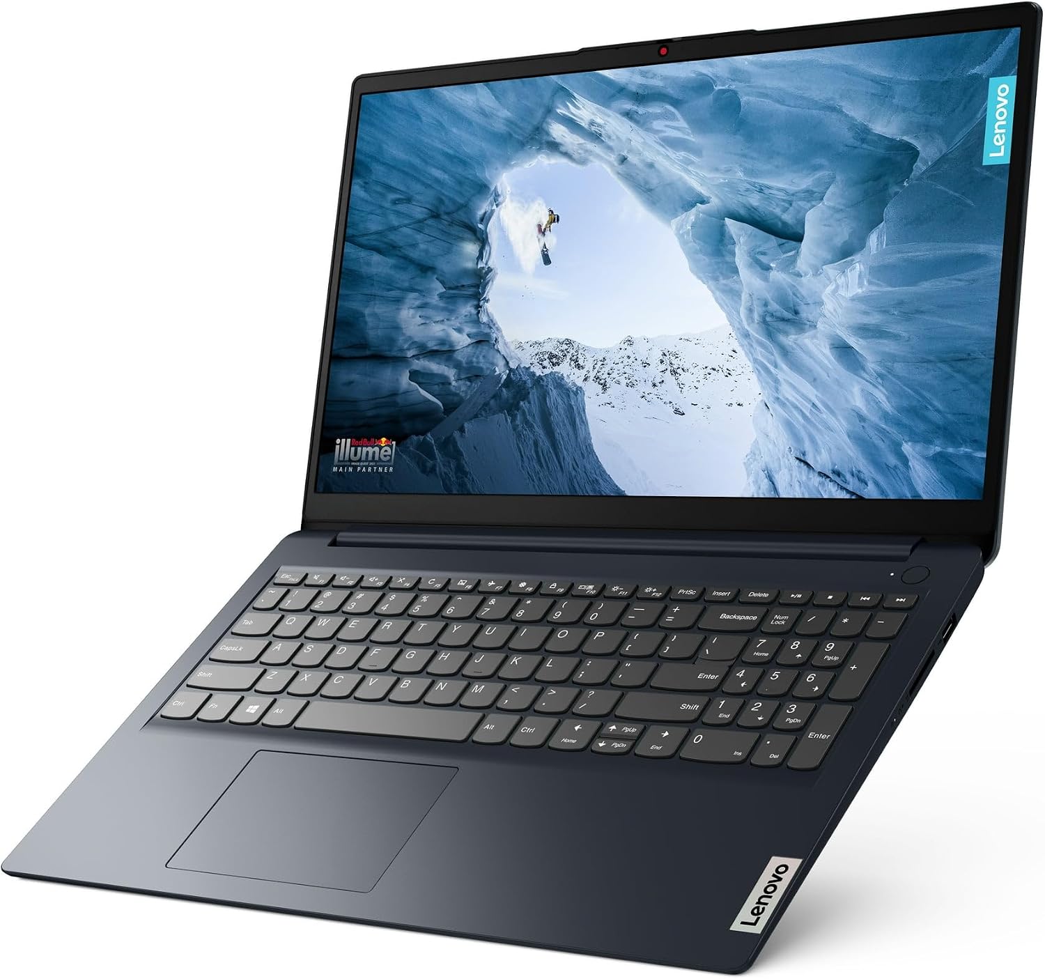 Lenovo 2025 IdeaPad 15.6' FHD IPS Touchscreen Laptop 4-Core AMD Ryzen 5 7520U AMD Radeon 610M Graphics 8GB LPDDR5 256GB NVMe SSD USB-C w/DP WiFi AX BT Webcam HDMI1.4 Windows 10 Pro w/RE USB