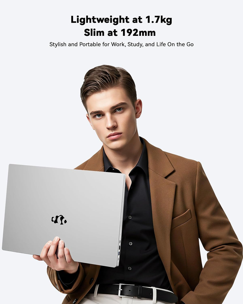 NIMO 15.6'' IPS FHD-Laptop, 16GB RAM 512GB SSD AMD Ryzen 5(Beat i5-1135G7, 4 Cores Up to 3.7GHz) Student Computer with 2 Years Warranty, 65W Type-C, Fingerprint, Backlit Keyboard, 180°Viewing
