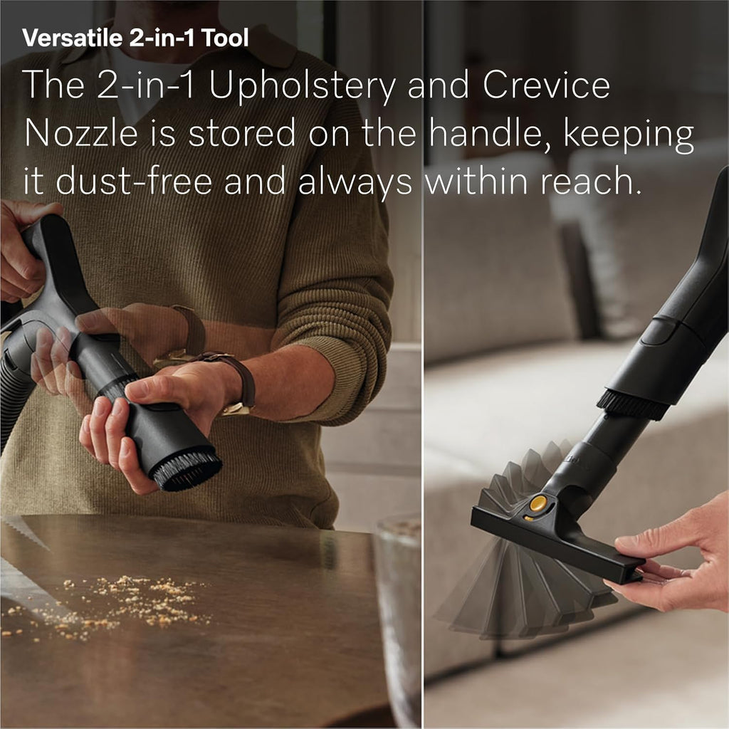 NEW Miele Guard L1 AllFloor Bagged Canister Vacuum Cleaner with AirClean Plus Filter, AllTeQ Universal Floorhead, and AllFloor Floorbrush, LED Display Panel, in Obsidian Black/Rose Gold